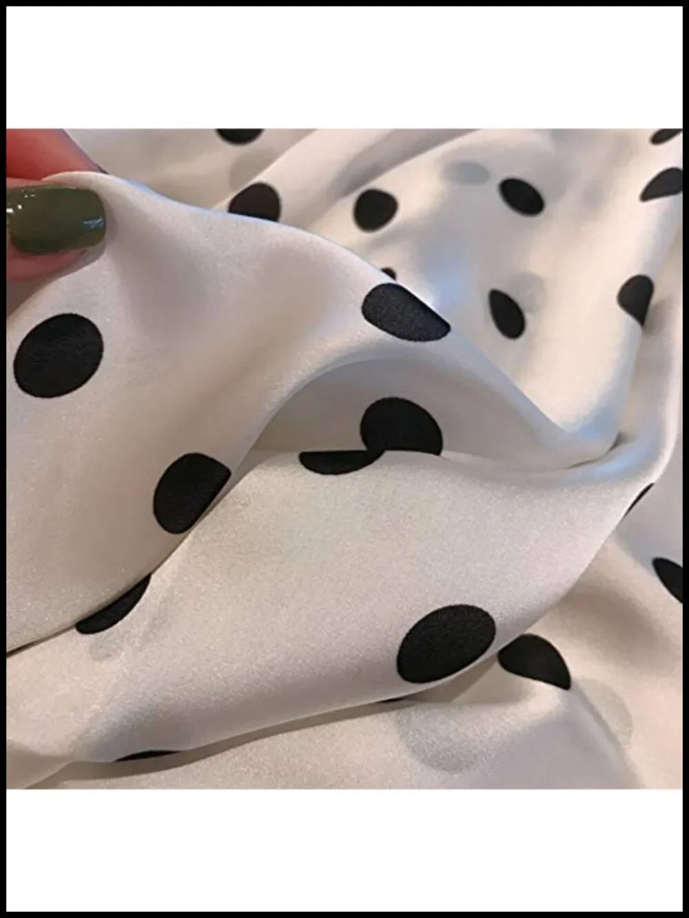 Women's Satin Silk Like Scarf Fashion Pattern Large Square Headwrap 35x35
